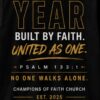 Built By Faith | 1-Year Anniversary Tee